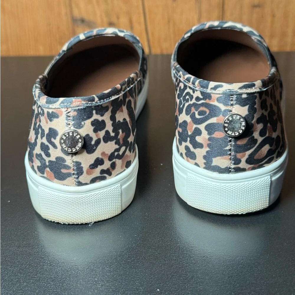 Steve Madden Symba Leopard Slip-On Sneakers Women’s 6.5 - Picture 8 of 12